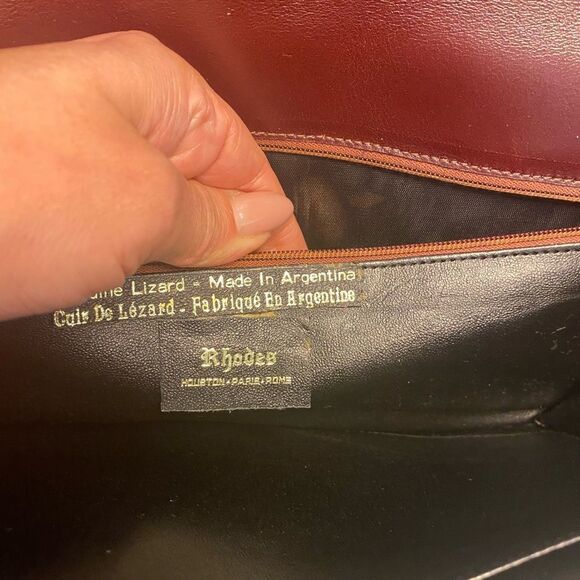 Rhodes genuine lizard clutch - Picture 11 of 11